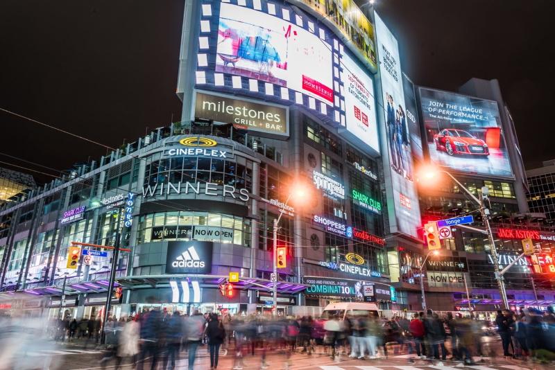 Dundas Square in Toronto