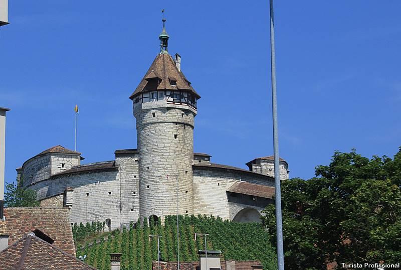Fortaleza de Munot Schaffhausen suica - Cataratas do Reno e o que fazer em Schaffhausen, na Suíça